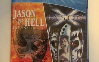 Jason Goes to Hell (1993) & Jason X (2001) Blu-ray (UUSI)