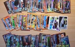 Star Wars force attax extra keräilykortteja