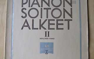 Martti Paavola: PIANONSOITON ALKEET II