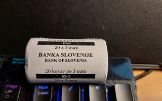 SLOVENIA 2008 EU-puheenjohtajuus 3 € rulla