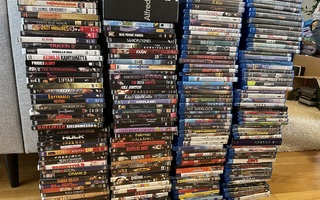 Iso leffapaketti (DVD ja blu-ray) yli 200 elokuvaa