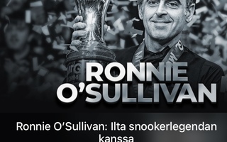 Ronnie O’Sullivan: Ilta snookerlegendan kanssa ke 5.6.2024