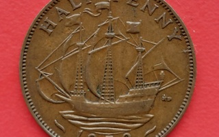 Iso-Britannia 1/2 penny 1952