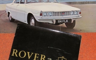 1964 Rover 2000 PRESTIGE esite - melkein KUIN UUSI - 16 siv