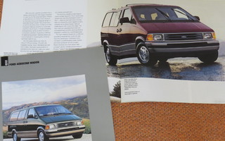 1991 Ford Aerostar Wagon esite - ISO - KUIN UUSI - 16 sivua