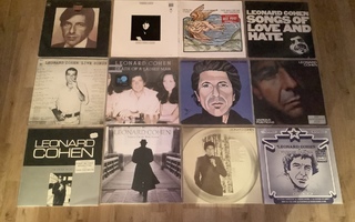 Leonard Cohen : 12 x Vinyylilevyt