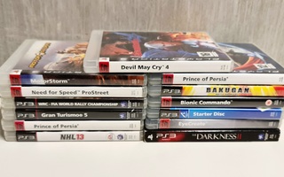 PS3 - 13kpl pelejä