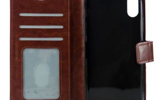 Apple iPhone X / Xs lompakkokotelo ruskea