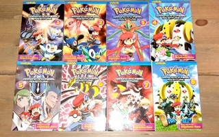 Pokémon Diamond and Pearl Adventure! Vol. 1-8 Manga pokkarit