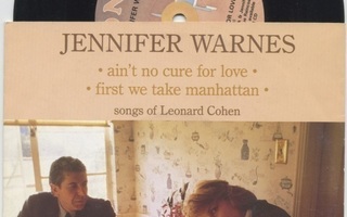 JENNIFER WARNES Ain't No Cure For Love – 1987 7” + KK, Cohen