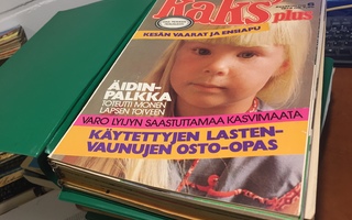 KAKS PLUS LEHTIÄ 1975 JA 1978 KANSIOSSA HYVÄ