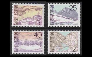 Liechtenstein 596-9 ** Maisemia (1973)