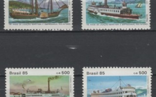 (S1755) BRAZIL, 1985 (150 Years of Ferry Service). MNH**