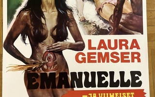 Elokuvajuliste: Emanuelle ja viimeiset kannibaalit (Gemser)