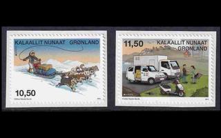 Grönlanti 634-5 ** Europa tarramerkit (2013)