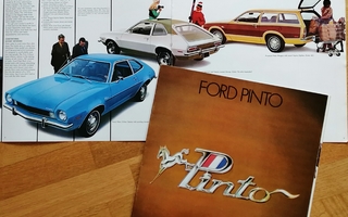 1973 Ford Pinto  esite - KUIN UUSI - ISO - 14 siv