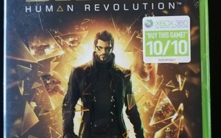 Deus Ex Human Revolution.  XBOX 360