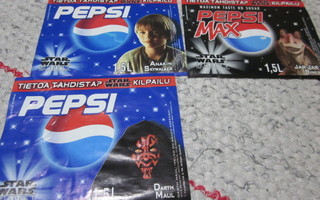 Tähtien sota ysäri Pepsi-etiketit