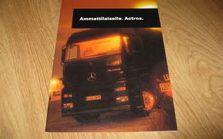 Mercedes Actros 2000 esite +juliste suomi