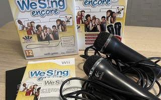 Wii: We Sing Encore + mikrofonit