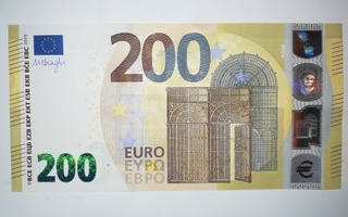 Euroseteli Ranska 200 EURO UD/U004 UNC sign Draghi