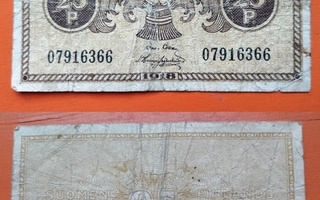 25 penniä 1918 seteli