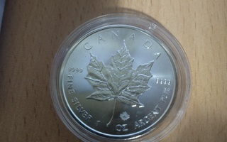 1 oz 9999 hopea canadan maple leaf vm. 2019