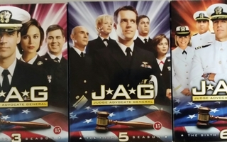 JAG - Kaudet 3 5 ja 6 - (18 DVD)