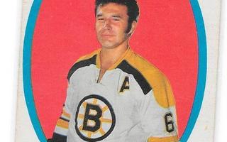 1971-72 OPC #173 Ted Green Boston Bruins