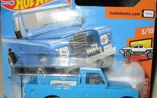 Land Rover Series III Pick-Up Blue 1974 Hot Wheels 1:64
