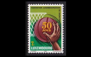 Luxemburg 1083 ** Koripalloliitto 50v (1983)