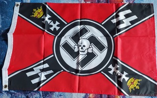 WW2 Natsi Nazi Saksa SS Heimwehr Danzig lippu 60x90 cm.