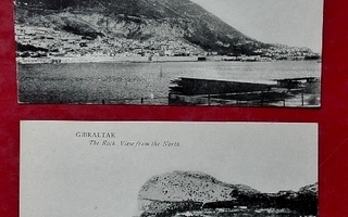 Gibraltar: 2 vanhaa postikorttia
