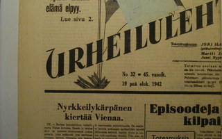 Suomen Urheilulehti Nro 32/1942 (15.3)