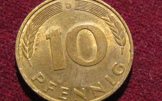 10 pfennig  1981D Länsi-Saksa -  West Germany