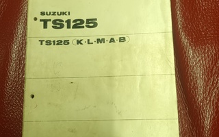 Suzuki TS125 osaluettelo hajoituskuvineen