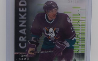 2022-23 Synergy Cranked up Green Teemu Selänne /65