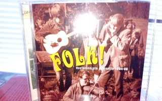 2CD FOLK ! Hootenannysta protestiin 1964-68  ( SIS POSTIKULU