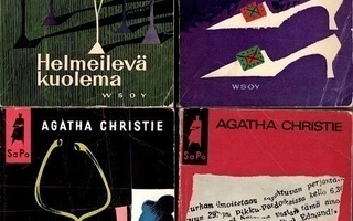 Agatha Christie (kirjapaketti SaPo 4kpl)