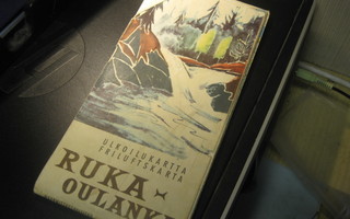 ulkoilukartta Ruka - Oulanka 1966