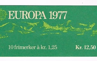 Norja 1977 - Europa CEPT ++ vihko 1,25kr
