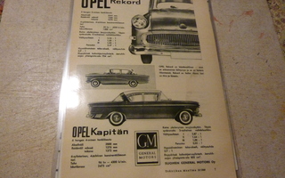 Opel Rekord / Kapitän  mainos -58