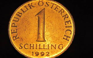 1 shilling 1992. Itävalta-Austria