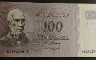 100 Markkaa 1963 Tähti E0252390