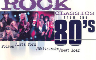 ROCK CLASSICS FROM THE 80´S (2-CD), ks. kappaleet