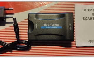 ALENNUSHINTA: Uusi HDMI - SCART -muunnin + virtalähde #29004