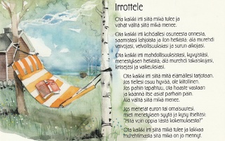 Anita Polkutie - Irrottele -  Kirja - Riippukeinu