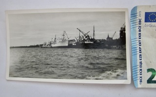 VANHA Valokuva Laiva Atlanta Viipuri 1939