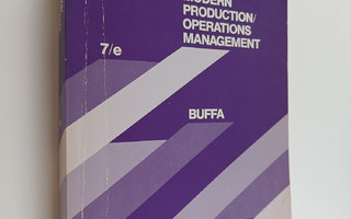 Elwwod S. Buffa : Modern Production, Operations Management