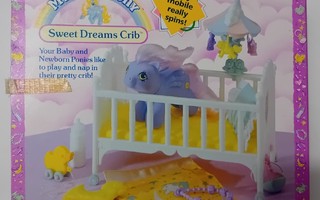 G1 My little pony, Sweet Dreams Crib, setti 1 (MIB 1989)